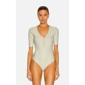 Jonathan Simkhai Ribbed Bodysuit Size XS 0 2